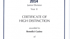 The Australian National Chemistry Quiz 2014