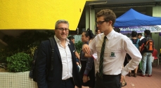 Mr. Philippe Minereau of Saint-Denis International School Visit