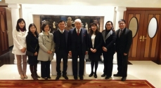 Lunch gathering with Dr Sir David Li Kwok-po GBM GBS JP