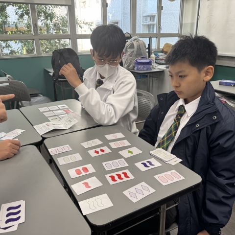 Exploring pattern during Maths Club